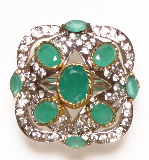 MUGHAL Medium Ring RGGA02749 Indian Jewellery