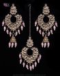 Antique Asian Chandelier Jhumkis & Tikka Set IAPK11835 Indian Jewellery