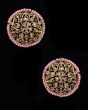 Statement Large Champagne Polki Indian Studs EAPA12192 Indian Jewellery