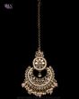 Statement Mirror Asian Tikka - Nude Blush Pink ZAPM11947 Indian Jewellery