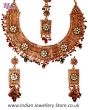 Kundan Mesh Necklace Set - Madhu NGMK10591 Indian Jewellery