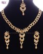 Dainty LCT Crystal Antique Indian Necklace Set NANC11148 Indian Jewellery