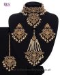 Mughal Princess Pearl Indian Jewellery Set - Choker, Ear, Tikka & Jhumar NANC11315 Indian Jewellery