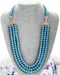 High-Quality Multi-Stranded Long Pearl Mala Necklace NELL11893 Indian Jewellery