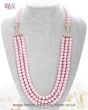 High-Quality Multi-Stranded Long Pearl Mala Necklace NEPL11895 Indian Jewellery
