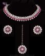 Crystal Silver Delicate Indian Jewellery NSRC12040 Indian Jewellery