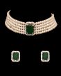 Classic Pearl Jewelled Choker & Studs NSGL12223 Indian Jewellery