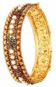 2 x Rajasthani 22k Plated Kada Bangles, 2.8 WGAP03641 Indian Jewellery