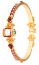 2 x Gujrati Maroon Meenakari & Polki Indian Bangles, 2.4 WGAP03635 Indian Jewellery
