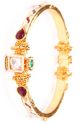 2 x Gujrat White Meenakari & Polki Indian Bangles, 2.4 WGWP03636 Indian Jewellery