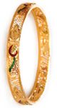 2 x Artificial 22k Lazer Cut Asian Churis, 2.4 WGWP04239 Indian Jewellery