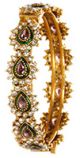 Set of 2 x Purple & Green Indian Bangles, 2.6 WAMP04228 Indian Jewellery