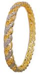 2 x Fretwork American Diamond Churis, 2.6 WGWA04802 Indian Jewellery