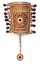 1 x Maroon Rajasthani Cuff - Panja, 2.6 WARC04833 Indian Jewellery