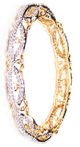 2 x Finest Diamond-Gold Style Churi Bangles, 2.8 WGWA03610 Indian Jewellery