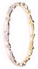2 x Modern Fine CZ Indian Bangles, 2.6 WGWA04202 Indian Jewellery