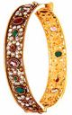 2 x Intricate Floral Indian Bangles 2.4 WGAC03001 Indian Jewellery