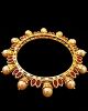 2 x Gold plated Jaipur Indian Bangles 2.6 WERL11105 Indian Jewellery