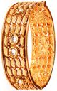2 x 22k Gold Plated Indian Bangles w. Kundan, 2.6 WGWK03722 Indian Jewellery