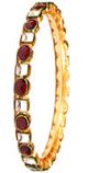 2 x Traditional Laac Kundan Maroon Bangles, 2.8 WGRK03727 Indian Jewellery