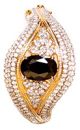 Statement Black American Diamond Bracelet WGBA02914 Indian Jewellery