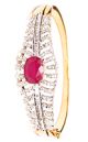 Ruby Fine American Diamond Bracelet WGRA03587 Indian Jewellery