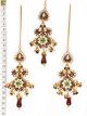 Detailed Kundan Earrings and Tikka IGAK0724 Indian Jewellery