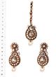 RAJNI Earrings and Tikka IAWC02666 Indian Jewellery
