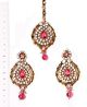Ayeesha Earrings and Tikka IAPC02687 Indian Jewellery