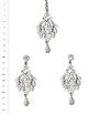 Yashi Earrings and Wider Tikka ISWC03563 Indian Jewellery