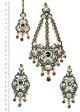 Milika Ear-Tikka-Passa Set IAGC04173 Indian Jewellery