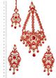 Milika Ear-Tikka-Passa Set IARC04174 Indian Jewellery