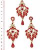 Yashi Earring and Wider Tikka IARC04257 Indian Jewellery