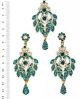 Yashi Earring and Wider Tikka IALC04260 Indian Jewellery