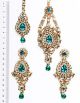 Rhumi Ear-Tikka-Passa Kundan IALK04764 Indian Jewellery