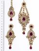 Rhumi Ear-Tikka-Passa Kundan IAUK04771 Indian Jewellery