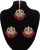 Statement Kundan Tikka and Studs - Prinal IERK11013 Indian Jewellery