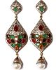 Navaratna American Diamond Gemstone Earrings ESMA02941 Indian Jewellery