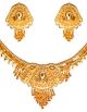 22k Effect Indian Necklace Stud Earrings NGWN04684 Indian Jewellery