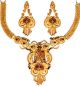 22k Effect Indian Necklace Set NGMP04696 Indian Jewellery