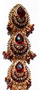 RASHMI Hair Choti - Marron Red CGRK0936 Indian Jewellery