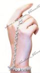 2 x Simple Clean American Diamond Hath Panjas - Silver HSWA02800 Indian Jewellery