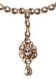 Gem & Kundan Flexible Headband with Attached Tikka - white SAWK12370 Indian Jewellery