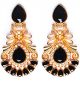 Sabyasachi-Inspired Large Matt 22k Gold Earrings EEBA10382 Indian Jewellery