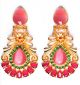 Sabyasachi-Inspired Large Matt 22k Gold Earrings EEPA10386 Indian Jewellery
