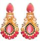 Sabyasachi-Inspired Large Matt 22k Gold Earrings EEPA10387 Indian Jewellery