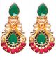 Sabyasachi-Inspired Large Matt 22k Gold Earrings EEPA10391 Indian Jewellery