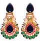 Sabyasachi-Inspired Large Matt 22k Gold Earrings EEPA10394 Indian Jewellery