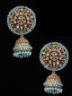 Champagne Statement Traditional Jhumka Earrings EALA12171 Indian Jewellery