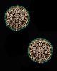 Statement Large Champagne Polki Indian Studs EAGA12189 Indian Jewellery